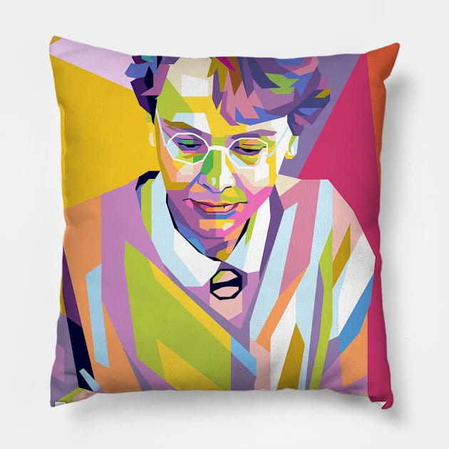 Barbara McClintock Pillow by Shecience