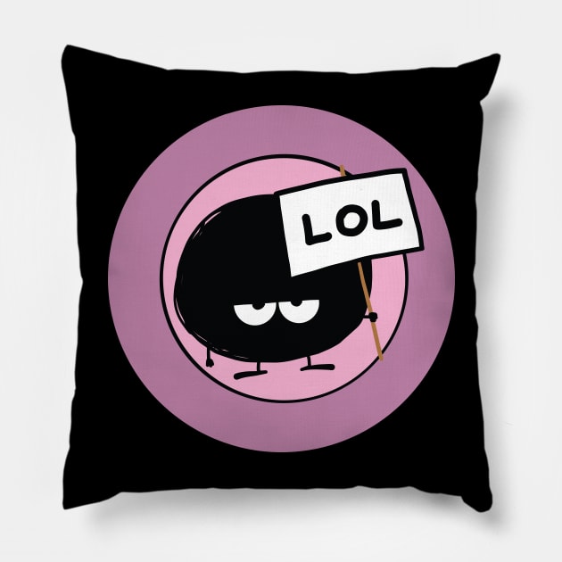 Dusty Speckinson - LOL Pillow by Ayeletbarnoy