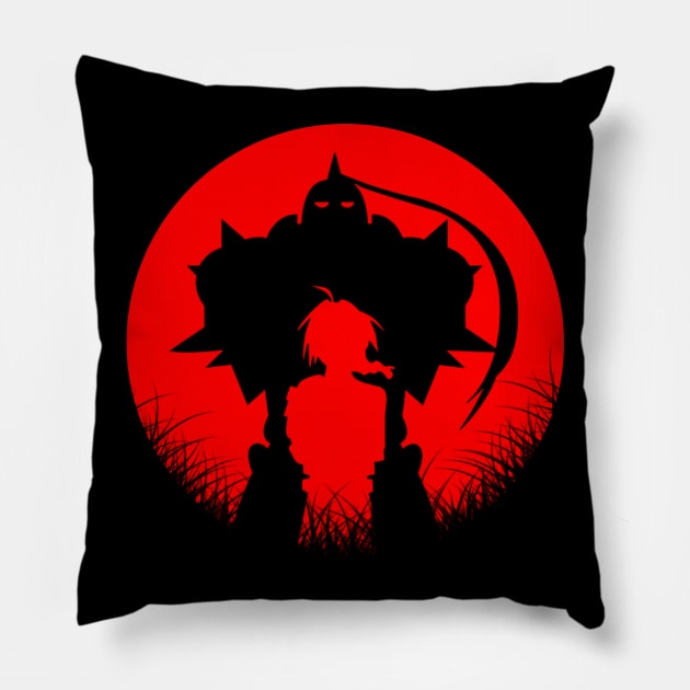 Bro Silhouette Pillow by kiddu