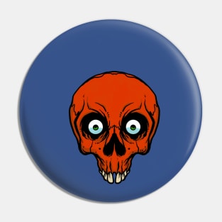 Red Skull Pin