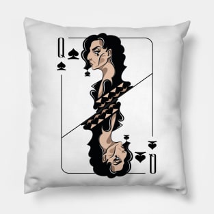 The Queen of spades Pillow