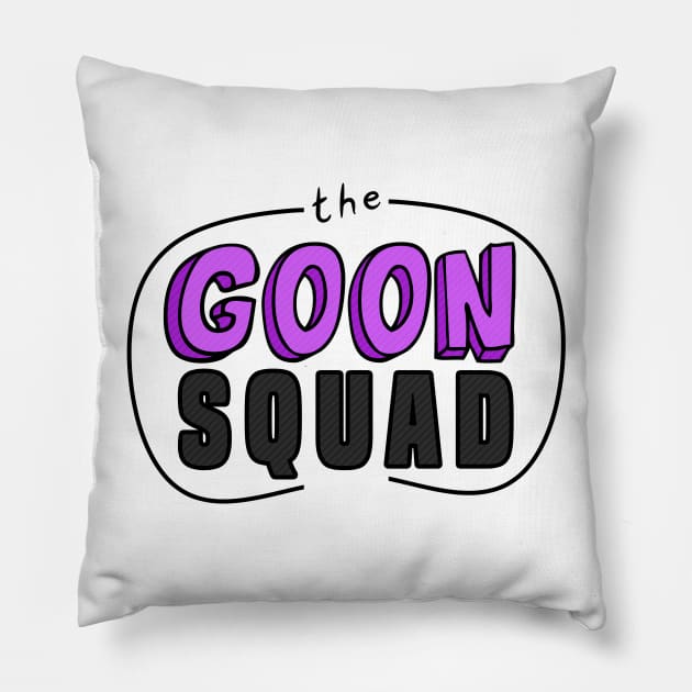 Goon Squad Pillow by fmbearart