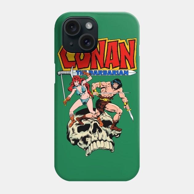 Barbarian and Sonja Phone Case by OniSide