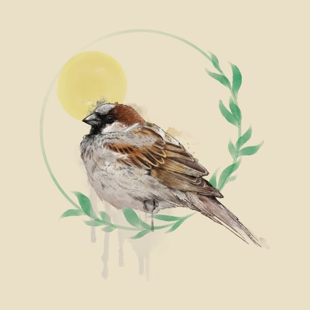 House Sparrow by MoanaMatron