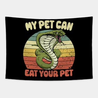 'My Pet Can Eat Your Pet' Lemonblast Ball Python Tapestry