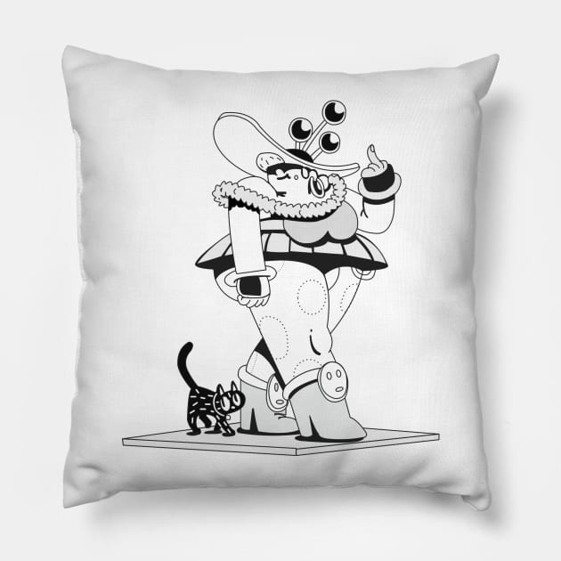 Big Fat Cat Pillow by yildirayatas