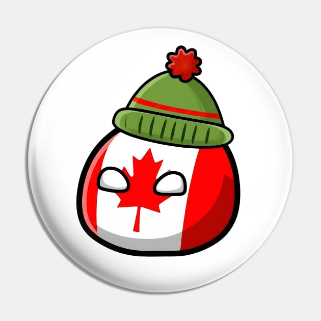 Canada Countryball Polandball Pin by Polandball World