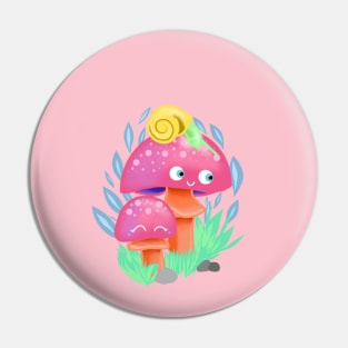 Momma Mushroom Pin