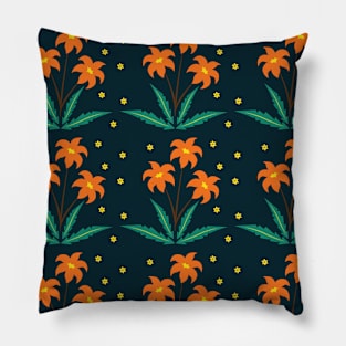 Beautiful Floral Flowers Pillow