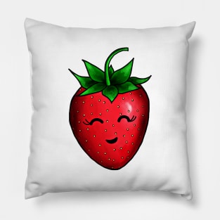 Strawberry Smiles Pillow