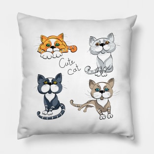 Set of cats Pillow