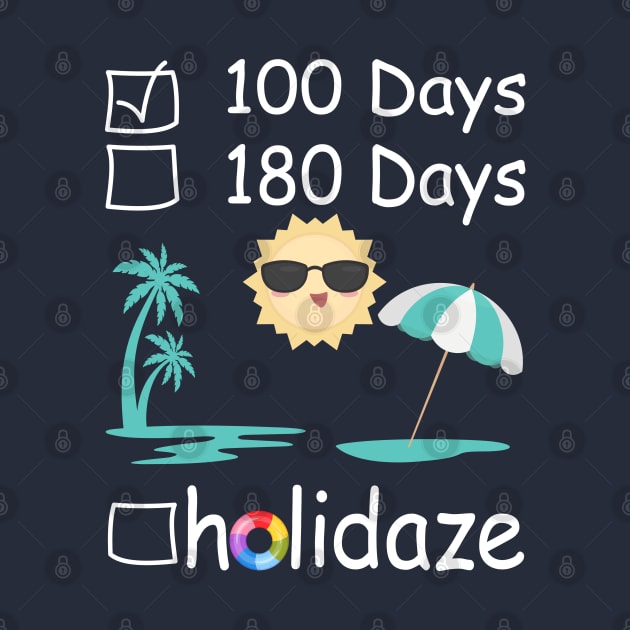 100 Days, 180 Days, Holidaze - checklist. by Blended Designs