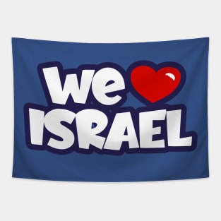 We Love Israel Tapestry