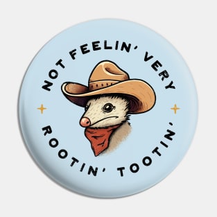 Not Very Rootin’ Tootin’ Pin