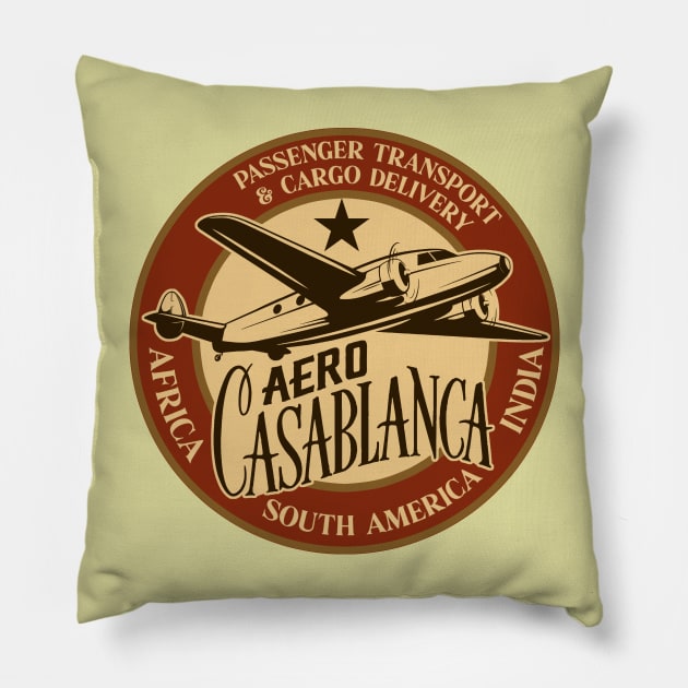 Aero Casablanca Pillow by RangerRob