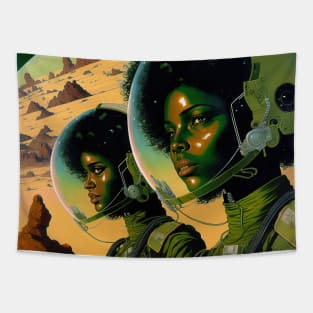 We Are Floating In Space - 58 - Sci-Fi Inspired Retro Artwork Tapestry