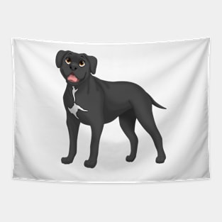 Black Cane Corso Dog Tapestry