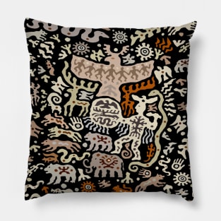 Shaman Peyote Eagle Ritual Pillow