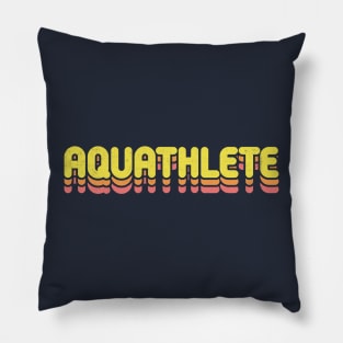 Retro Aquathlete Pillow