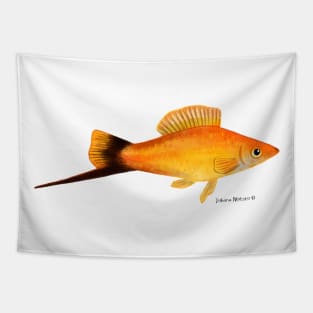 Swordtail Fish Tapestry