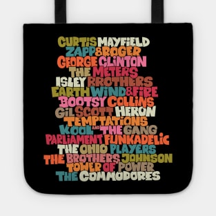 Funk Legends: The Groovy Rhythm of Cult Bands Tote