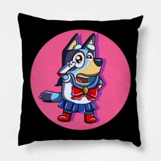 bluey moon Pillow