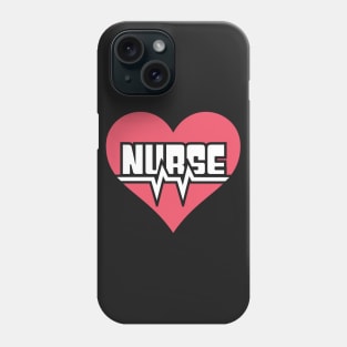 Heart & Heartbeat – Cute Nurse Design Phone Case