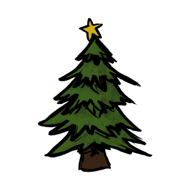 modest christmas tree by yigitbayram