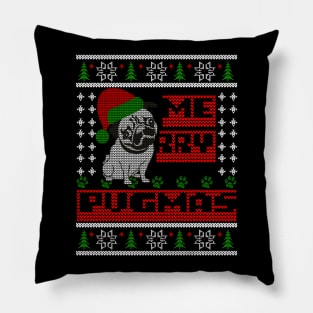 Pug Lover - Ugly Christmas Sweater Pillow