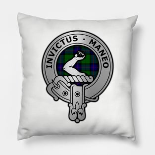 Clan Armstrong Crest & Tartan Pillow