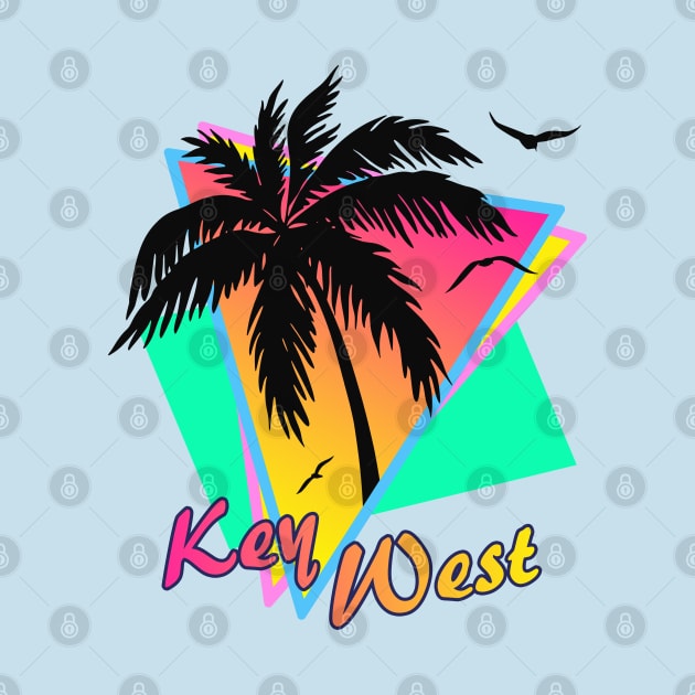 Key West Cool 80s Sunset by Nerd_art