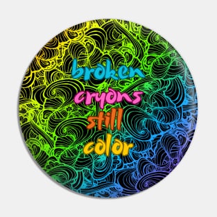 Broken cryons still color Pin