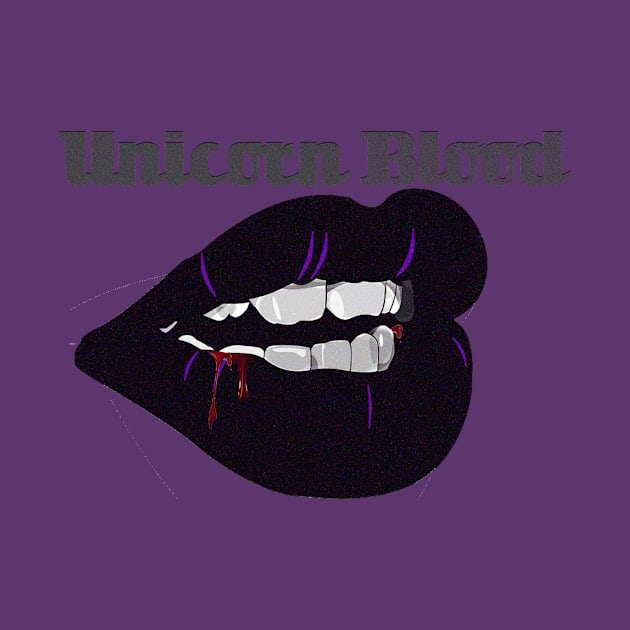 Unicorn Blood Lips Shirt by TotallyTVNation