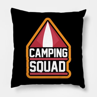 Camping Squad T Shirt For Women Men Pillow