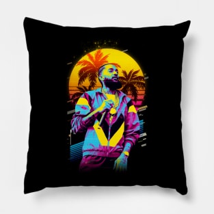 Nipsey's Legacy Lives On Portraits Of Enduring Inspiration Pillow