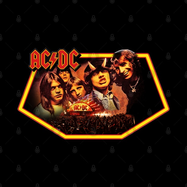 vintage ac/dc by Illustration Planet