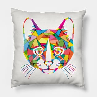 Rainbow Cat Pillow