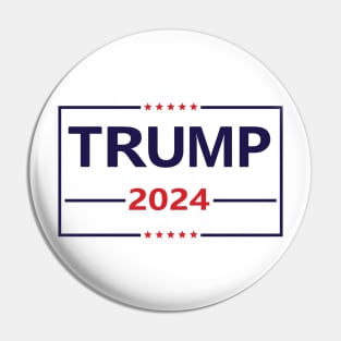 Trump 2024 America First Pin