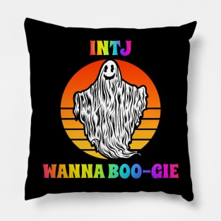 INTJ Wanna Boogie Groovy Halloween Party Retro Vintage Pillow