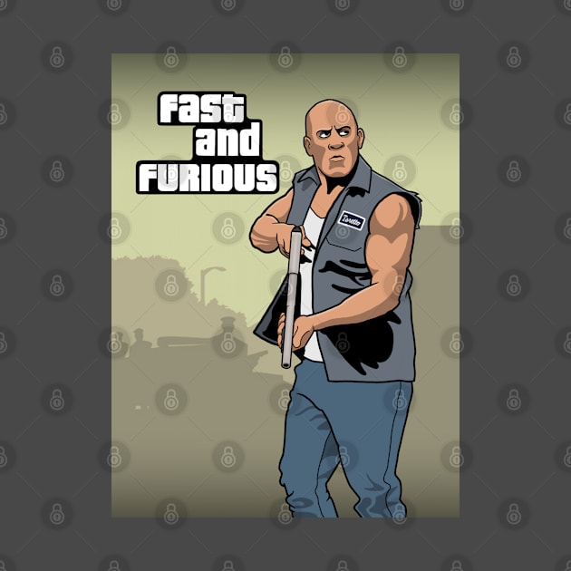 GTA Dominic Toretto by GarryDeanArt