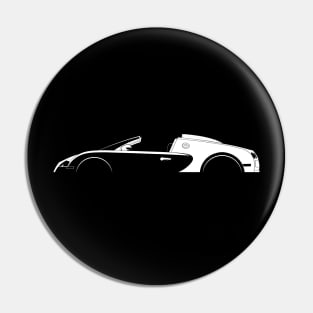 Bugatti Veyron Grand Sport Silhouette Pin