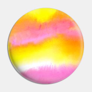 Yellow and Pink Watercolor Blend Pin