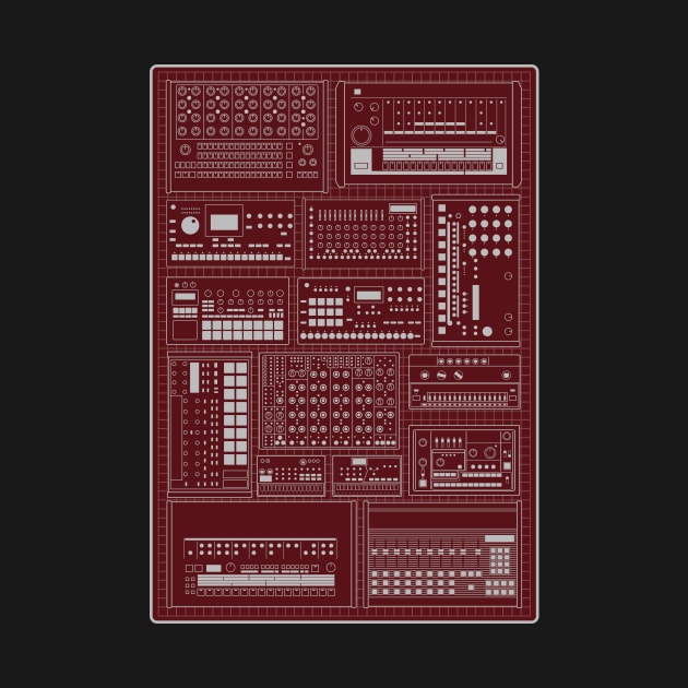 Drum Machine Synthesizer Collection for Electronic Musician by Atomic Malibu