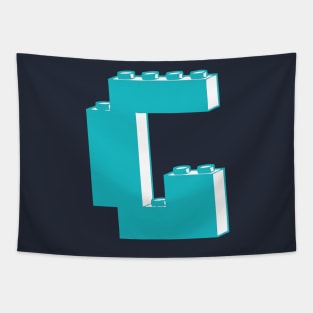 THE LETTER G, by Customize My Minifig Tapestry