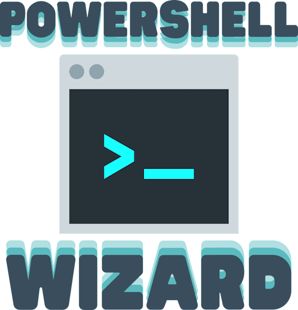 Powershell Wizard Kids T-Shirt by Fish Fish Designs