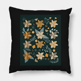 Folksy Wildflowers Pillow