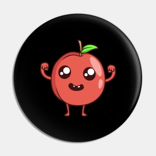 Kawaii Cartoon Peach Pin