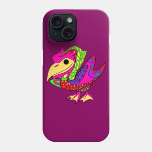 tropical pelican ecopop pattern Phone Case