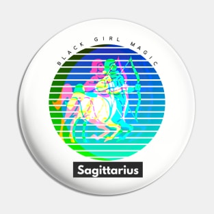 Sagittarius Black Girl Magic (zodiac sign) Pin