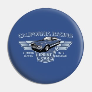 California Motorsport Racing Mustang Pin